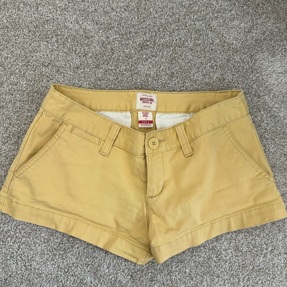 Yellow Mossimo Shorts